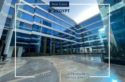 Office Space - Studio - 2 Bathrooms for rent in V90 - North Teseen St. - The 5th Settlement - New Cairo City - Cairo