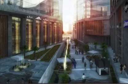 Shop - Studio - 2 Bathrooms for sale in The Walk Mall New Capital - MU-23 - New Capital City - Cairo