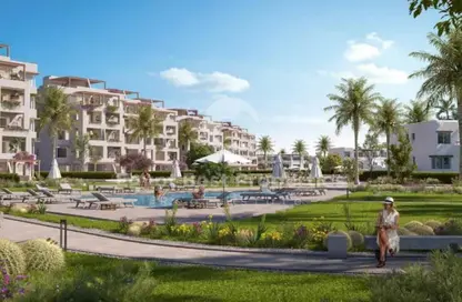 شاليه - 3 غرف نوم - 3 حمامات للبيع في هاسيندا وترز - قسم الضبعة - الساحل الشمالي