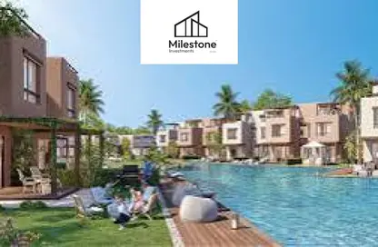 Chalet - 2 Bedrooms - 2 Bathrooms for sale in Hacienda Waters - Qesm Ad Dabaah - North Coast