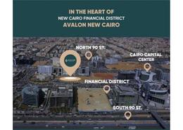 Retail - 1 bathroom for للبيع in Bank Center Street - South Teseen St. - The 5th Settlement - New Cairo City - Cairo