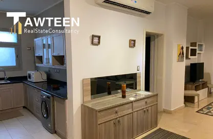 Apartment - 1 Bedroom - 1 Bathroom for rent in Palm Hills Village Gate - South Investors Area - New Cairo City - Cairo