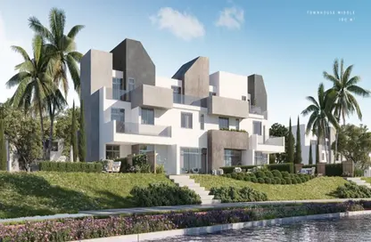 Townhouse - 3 Bedrooms - 3 Bathrooms for sale in Rivers - New Zayed City - Sheikh Zayed City - Giza