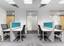 Office Space - Studio - 1 Bathroom for rent in Bank Center Street - South Teseen St. - The 5th Settlement - New Cairo City - Cairo