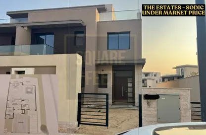 Townhouse - 3 Bedrooms - 5 Bathrooms for sale in The Estates - Sheikh Zayed Compounds - Sheikh Zayed City - Giza