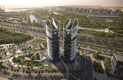 Office Space - Studio for sale in Eval Towers - Mohamed Bin Zayed Axis - New Capital City - Cairo