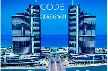 Apartment - 2 Bedrooms - 2 Bathrooms for sale in The Gate Towers - New Alamein City - Al Alamein - North Coast
