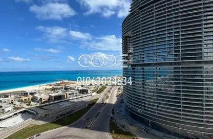 Apartment - 2 Bedrooms - 2 Bathrooms for sale in The Gate Towers - New Alamein City - Al Alamein - North Coast