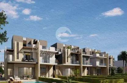 Townhouse - 4 Bedrooms - 4 Bathrooms for sale in Garden Lakes - 6 October Compounds - 6 October City - Giza
