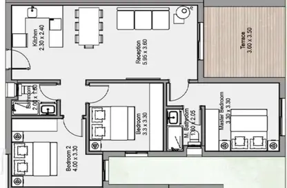 Chalet - 3 Bedrooms - 2 Bathrooms for sale in Salt - Ras Al Hekma - North Coast