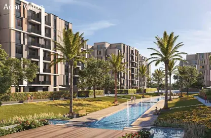 Apartment - 3 Bedrooms - 3 Bathrooms for sale in Swan Lake Residence - 5th Settlement Compounds - The 5th Settlement - New Cairo City - Cairo