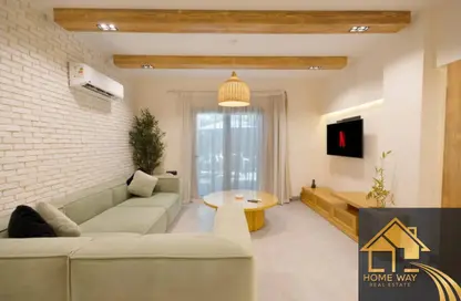 Apartment - 2 Bedrooms - 2 Bathrooms for rent in Galleria Moon Valley - South Investors Area - New Cairo City - Cairo