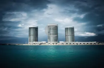 شقق فندقية - 2 غرف نوم - 2 حمامات للبيع في نورث ايدج تاورز - مدينة العلمين الجديدة - العلمين - الساحل الشمالي