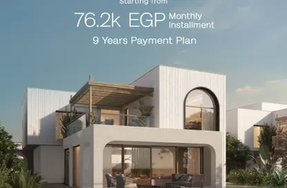 Townhouse - 3 Bedrooms - 4 Bathrooms for sale in Mountain View - Ras Al Hekma - North Coast