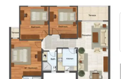 Apartment - 3 Bedrooms - 2 Bathrooms for sale in New Garden City - New Capital Compounds - New Capital City - Cairo