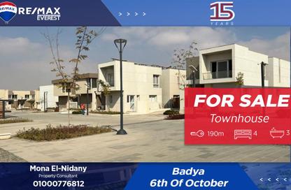 Townhouse - 3 Bedrooms - 3 Bathrooms for sale in Badya Palm Hills - 6 October Compounds - 6 October City - Giza