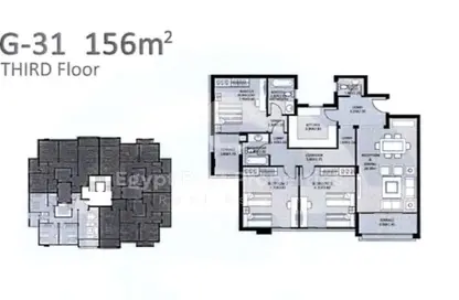 Apartment - 3 Bedrooms - 3 Bathrooms for sale in JAYD Residence - 5th Settlement Compounds - The 5th Settlement - New Cairo City - Cairo