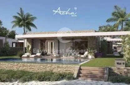 Chalet - 2 Bedrooms - 2 Bathrooms for sale in Azha North - Ras Al Hekma - North Coast