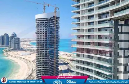 شاليه - غرفة نوم - 1 حمام للبيع في ذا جيت تاورز - مدينة العلمين الجديدة - العلمين - الساحل الشمالي