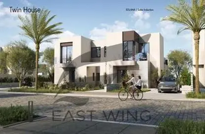 Twin House - 3 Bedrooms - 3 Bathrooms for sale in Solana - New Zayed City - Sheikh Zayed City - Giza