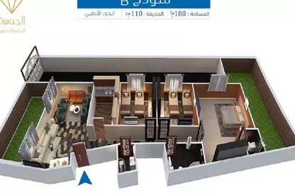شقة - 3 غرف نوم - 3 حمامات للبيع في طريق بلبيس - خط 10 - الحي الثالث - مدينة العبور - القليوبية