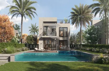 تاون هاوس - 3 غرف نوم - 4 حمامات للبيع في أو ويست - كمبوندات 6 أكتوبر - مدينة 6 أكتوبر - الجيزة
