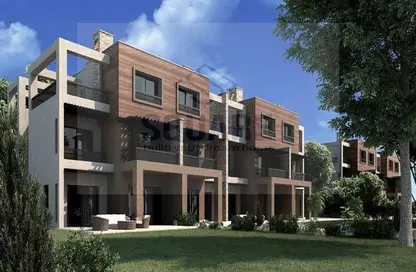 Twin House - 4 Bedrooms - 6 Bathrooms for sale in New Giza - Cairo Alexandria Desert Road - 6 October City - Giza