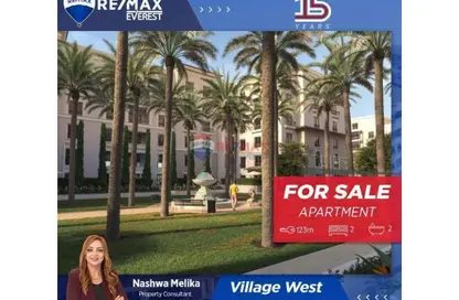 Apartment - 2 Bedrooms - 2 Bathrooms for sale in Village West - Sheikh Zayed Compounds - Sheikh Zayed City - Giza