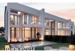 Townhouse - 4 bedrooms - 3 bathrooms for للبيع in Lake West - Sheikh Zayed Compounds - Sheikh Zayed City - Giza