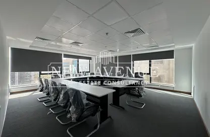 Office Space - Studio - 2 Bathrooms for sale in Bank Center Street - South Teseen St. - The 5th Settlement - New Cairo City - Cairo