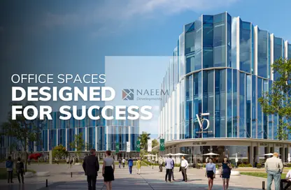 Office Space - Studio - 2 Bathrooms for sale in Smart Village - Cairo Alexandria Desert Road - 6 October City - Giza