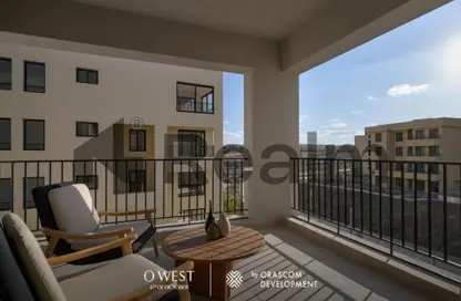 شقة - 2 غرف نوم - 2 حمامات للبيع في 6 ويست - بيفرلي هيلز - كمبوندات الشيخ زايد - الشيخ زايد - الجيزة