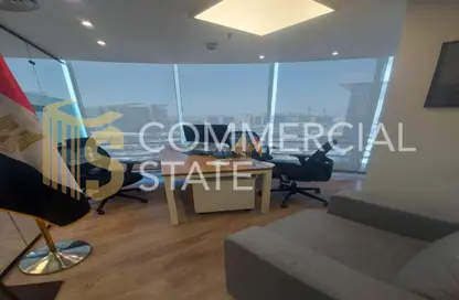 Office Space - Studio - 1 Bathroom for rent in Bank Center Street - South Teseen St. - The 5th Settlement - New Cairo City - Cairo