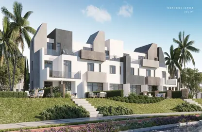 Townhouse - 3 Bedrooms - 3 Bathrooms for sale in Rivers - New Zayed City - Sheikh Zayed City - Giza