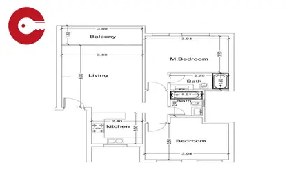 Chalet - 2 Bedrooms - 2 Bathrooms for sale in Cali Coast - Ras Al Hekma - North Coast