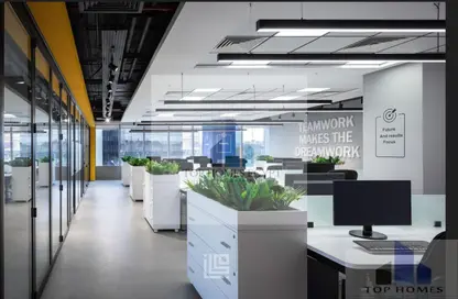 Office Space - Studio - 1 Bathroom for rent in Cairo Festival City - North Investors Area - New Cairo City - Cairo