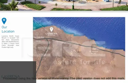 Chalet - 3 Bedrooms - 2 Bathrooms for sale in Lasirena - Qesm Ad Dabaah - North Coast