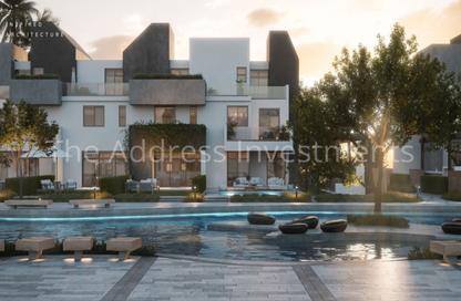 Twin House - 4 Bedrooms - 4 Bathrooms for sale in Rivers - New Zayed City - Sheikh Zayed City - Giza