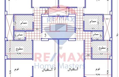 شقة - 3 غرف نوم - 3 حمامات للبيع في تقسيم سامية الجمل - المنصورة - الدقهلية