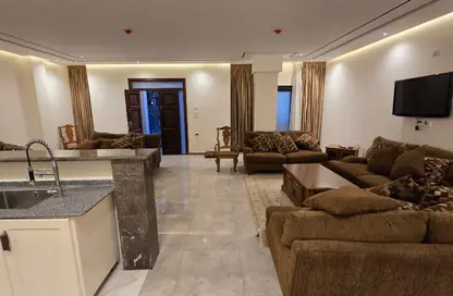 Apartment - 3 Bedrooms - 3 Bathrooms for rent in Al Gezira St. - South Investors Area - New Cairo City - Cairo