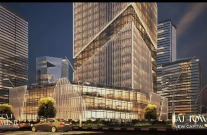 Office Space - Studio - 1 Bathroom for sale in Taj Tower - Central Business District - New Capital City - Cairo