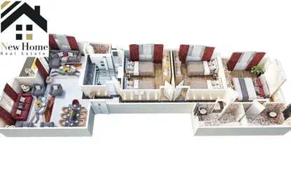 Apartment - 3 Bedrooms - 2 Bathrooms for sale in New Narges - New Cairo City - Cairo