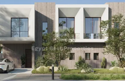 Twin House - 4 Bedrooms - 5 Bathrooms for sale in Solana - New Zayed City - Sheikh Zayed City - Giza