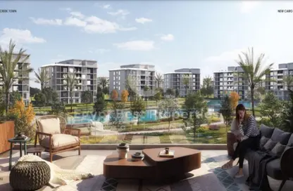 Twin House - 3 Bedrooms - 4 Bathrooms for sale in Creek Town - The 1st Settlement - New Cairo City - Cairo