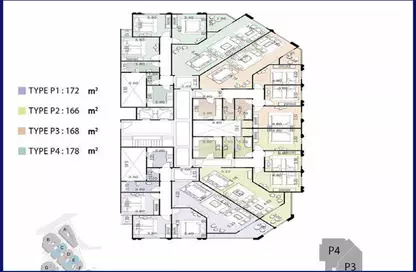 Apartment - 3 Bedrooms - 2 Bathrooms for sale in Smouha Prestige Compound - New Smouha - Smouha - Hay Sharq - Alexandria