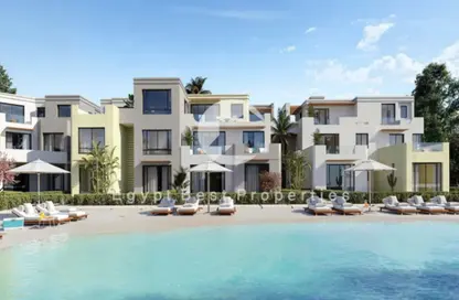 Chalet - 2 Bedrooms - 2 Bathrooms for sale in Beit Al Bahr - Sidi Heneish - North Coast