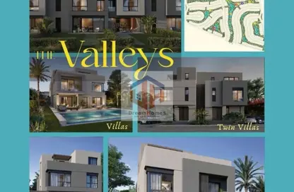 Townhouse - 4 Bedrooms - 3 Bathrooms for sale in The Valleys - Mostakbal City - Future City - Cairo