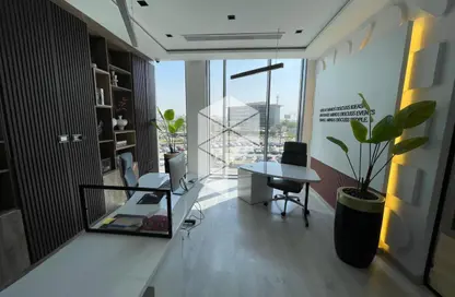Office Space - Studio - 2 Bathrooms for rent in Cairo Festival City - North Investors Area - New Cairo City - Cairo