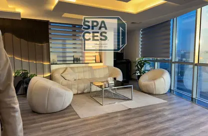 Office Space - Studio - 1 Bathroom for rent in Bank Center Street - South Teseen St. - The 5th Settlement - New Cairo City - Cairo