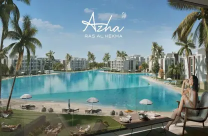 Chalet - 2 Bedrooms - 2 Bathrooms for sale in Azha North - Ras Al Hekma - North Coast
